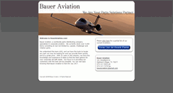 Desktop Screenshot of baueraviation.com